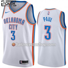 Camiseta Niños NBA Oklahoma City Thunder Chris Paul 3 2019-20 Nike Association Edition Swingman